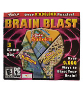Brain Blast Buku - 3 Games Sudoku, Kakuro, & Mahjongg. PC CD ROM  Windows picture