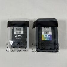GENUINE CANON PG-240XL/CL-241XL Black & Tri-Color High Yield Ink SEALED -No Box picture