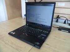 IBM ThinkPad T43 Laptop For Parts Posted Bios No Hard Drive * picture