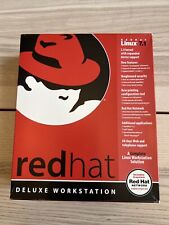 Red Hat Linux 7.1 Operating System PC Big Box Unopened Discs w/ Manuals Stickers picture