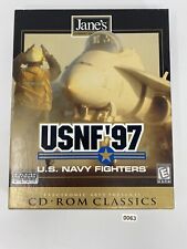 Vintage USNF'97 U.S. Navy Fighters PC CD-ROM Original Box, EA 1999 Catalog MORE picture