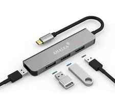 2x AHALEA 4 Port USB-C Hub 4 USB 3.0 ports For Windows And MacBook picture