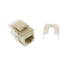 LEVITON 5G110-RI5 GIGAMAX 5E QIUCKPORT CONNECTOR, CAT5E+ JACK, IVORY picture