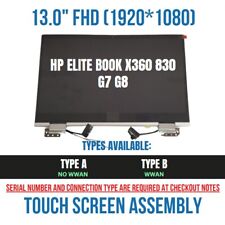 M03876-001 HP ELITEBOOK X360 830 G7 lcd Screen Complete Assembly 1J6L2EA picture