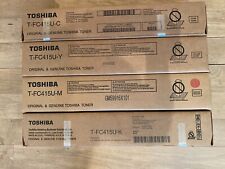 NEW Genuine Toshiba TF-C415 (TFC415) CMYK Complete Toner Set OEM UNOPENED   picture
