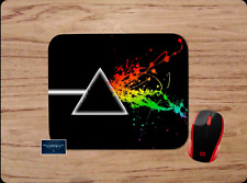 PINK FLOYD INSPIRED DARK SIDE CUSTOM PC DESK MAT MOUSE PAD HOME OFFICE DECOR picture