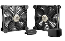 MULTIFAN S7-P, Quiet Dual 120mm AC-Powered Cooling Fan for Receiver DVR Cabinets picture