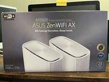 ASUS ZenWiFi XT8 AX6600 Wireless Tri-Band Mesh Wi-Fi System 2-Pack White #0005 picture