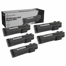 LD Compatible Xerox 106R03480 Black Toner 5PK for Phaser 6515 & WorkCentre 6515 picture