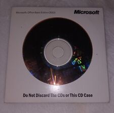 MICROSOFT OFFICE BASIC EDITION 2003 WITH PRODUCT KEY,