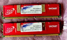 PATRIOT MEMORY 1GB PC3200 DDR KIT 1 GB DDR400 (2x512MB) PDC1G3200ELK CL2-3-3-6 picture