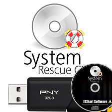 SystemRescue Linux system rescue kit as a bootable removable device on CD/USB picture