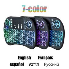 2.4G Air mouse with Touchpad keyboard Backlit Mini Wireless Keyboard for PC picture