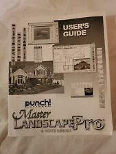 Punch Software Master Landscape Pro Home Design User's Guide Manual Only  picture
