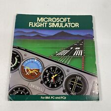 Vintage Microsoft Flight Simulator 1984 Manual only for IBM PC and PCjr picture