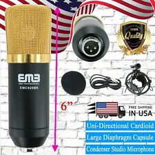EMC920 Multi Pattern Recording Large Diaphragm Condenser Studio Microphone Black picture