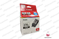 Genuine Canon Pixma ORIGINAL OEM PGBK 270XL Black Ink Cartridge Twin Value Pack picture
