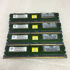 Nanya 16GB RAM kit (4x4GB) PC3-10600R REG ECC Memory NT4GC72B4NA1NL-CG FREE S/H picture