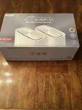 (Lightly Used) ASUS ZenWiFi XT8 Tri-Band Mesh Wi-Fi 6 System - White (Set of 2) picture