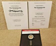 Vintage 1986 Apple IIe IIc II+ Activision Paper Models The Christmas Kit picture