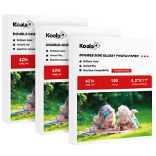 300 Koala Double Sided Photo Paper 8.5x11 Glossy 42 lb Inkjet Printer Brochure picture