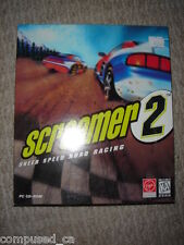 Screamer 2 - Sheer Speed Road Racing - CD Rom - Boxed Vintage PC Game picture