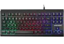 Lumsburry Rainbow LED Backlit 87 Keys Gaming Keyboard, Compact Keyboard with ... picture