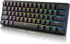 DURGOD VENUS 60% Gaming Keyboard  Black (Kailh BOX RGB- Red Switch) picture