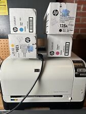 HP LaserJet CP1525NW Color Laser Printer Plus 4 New Toners Works Fine picture