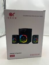 OROW S215 Bluetooth Computer Speakers 18W PC Computer Speakers w/ Subwoofer picture