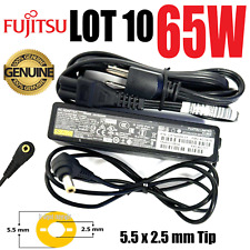 LOT 10 OEM Fujitsu Lifebook T731 T732 T730 65W AC Adapter Charger 5.5x2.5mm Tip picture