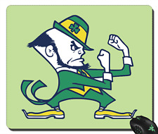 Notre Dame Leprechaun Fighting Irish mousepad lock edge picture