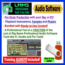 LMMS-Prof Multi-Track Mixing FX DAW-Compare 2 FL Studio w/ Training -USB Stick picture