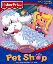 Fisher-Price Time to Play Pet Shop PC CD learn animal feed groom care vet game picture