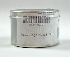 Kendall Howard 0200-1-002-01 Silver Cage Nuts 10-32 100-Pack picture