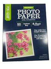 Pen & Gear Glossy Photo Paper 50 Sheets 8.5