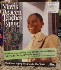 MAVIS BEACON TEACHES TYPING V. 1 1987 Vintage Macintosh Manual Box & Disk NOS  picture