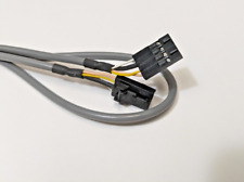 CD Audio cable, CD Rom/DVD audio cable MPC2,  grey 4 wires, black connectors 2' picture