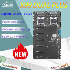 X99 Mining Motherboard 6 GPU For 2*LGA2011-3 V3V4 CPU DDR4 RAM Banknote Printing picture