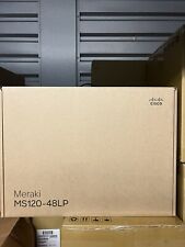 Cisco Meraki Cloud Managed MS120-48LP - Switch - 48 Ports -  *NEW, UNCLAIMED* picture