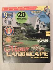 Punch Software Master Landscape & Home Design Windows 95 98 2000 ME NT picture