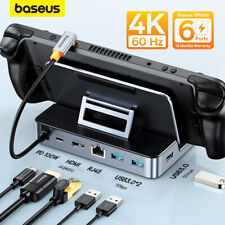 Baseus USB C Docking Station for Steam Deck Nintend Switch Type C to 4K@60Hz DP picture