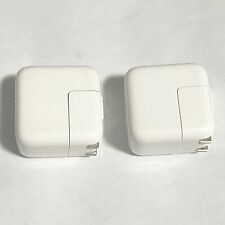 Lot Of 2 Genuine Apple 12W USB Power Adapters A1401 A2167 OEM Charging Blocks picture