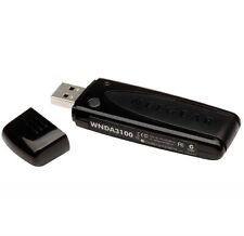 Netgear WNDA3100 V2 2.4ghz 5Ghz USB 300Mbps Wireless N USB Adapter W/Cable & CD picture