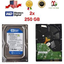 2x Western Digital WD2500AAJS/AAKX 250GB 720RPM  3.5in Desktop Hard Drive Blue picture