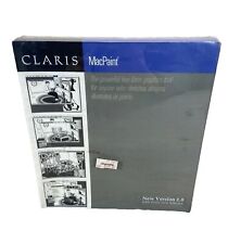 1987 Claris MacPaint 2.0 NEW Sealed Vintage Macintosh Computer Software In Box⭐️ picture