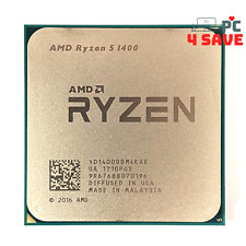 New AMD Ryzen 5 1400 3.20GHz 4-Core Socket AM4 Processor CPU YD1400BBM4KAE 65W picture