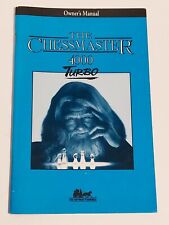 The Chessmaster 4000 Turbo Owner's Manual PC CD Big Box Book Only Vtg picture