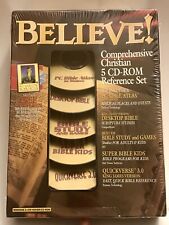 Believe Comprehensive Christian 5 CD-ROM Reference Set 1995 printed in USA picture