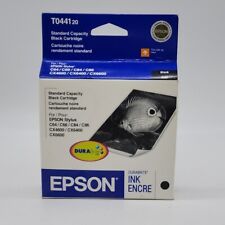 Epson Stylus Genuine Sealed T0441 20 Black Ink Cartridge C64 C84 Ex. 7/2000 picture